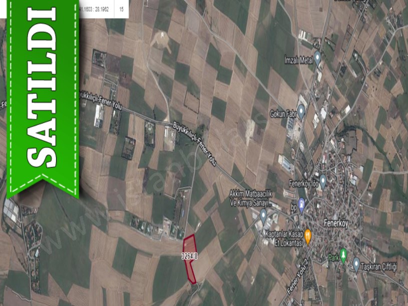 Silivri Fenerköyde Satılık Arsa , 230 M2 Hisseli Çaplı Çevrili 