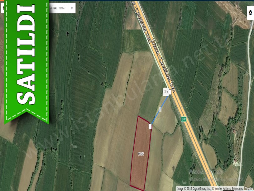 Edirne Keşan Bahçeköy Köyü Satılık Arsa , 211 m2 Hisseli 