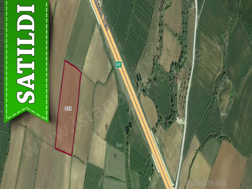 Edirne Keşan Bahçeköy Köyü Satılık Arsa , 211 m2 Hisseli 