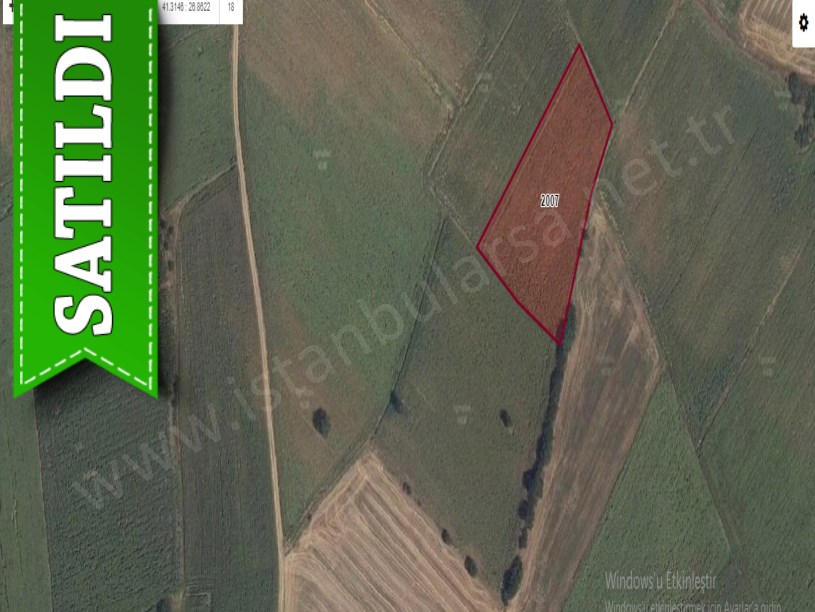 Edirne Uzunköprü Muhacırkadı Köyü Satılık Arsa , 650 M2 Hisseli 