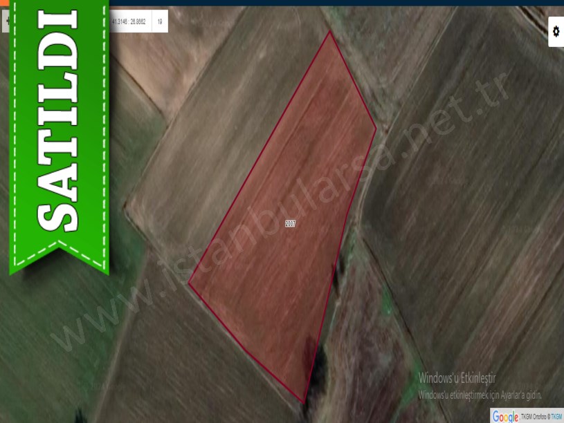 Edirne Uzunköprü Muhacırkadı Köyü Satılık Arsa , 650 M2 Hisseli 