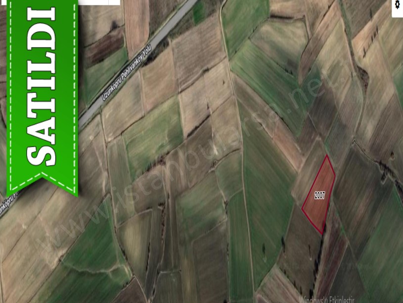 Edirne Uzunköprü Muhacırkadı Köyü Satılık Arsa , 650 M2 Hisseli 