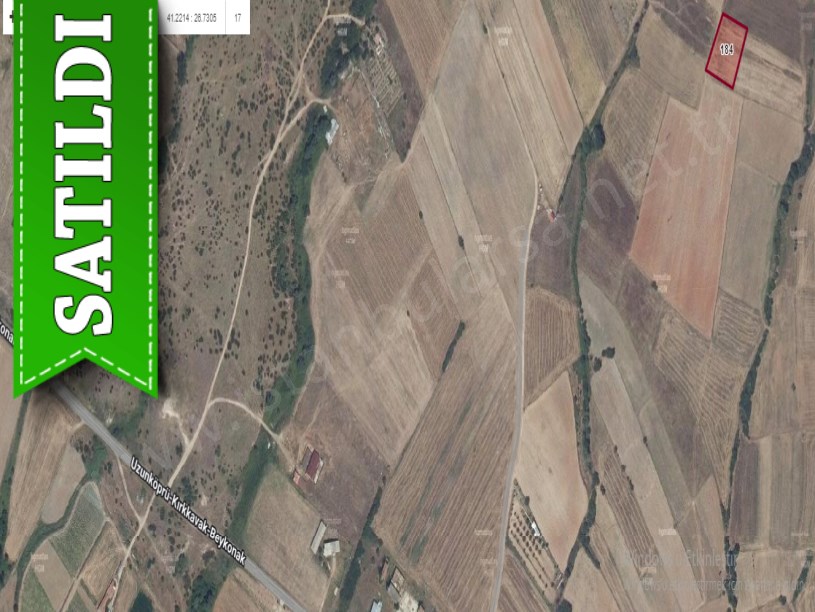 Edirne Uzunköprü Kırkkavak Köyünde Satılık Arsa , 300 metre Hisseli 