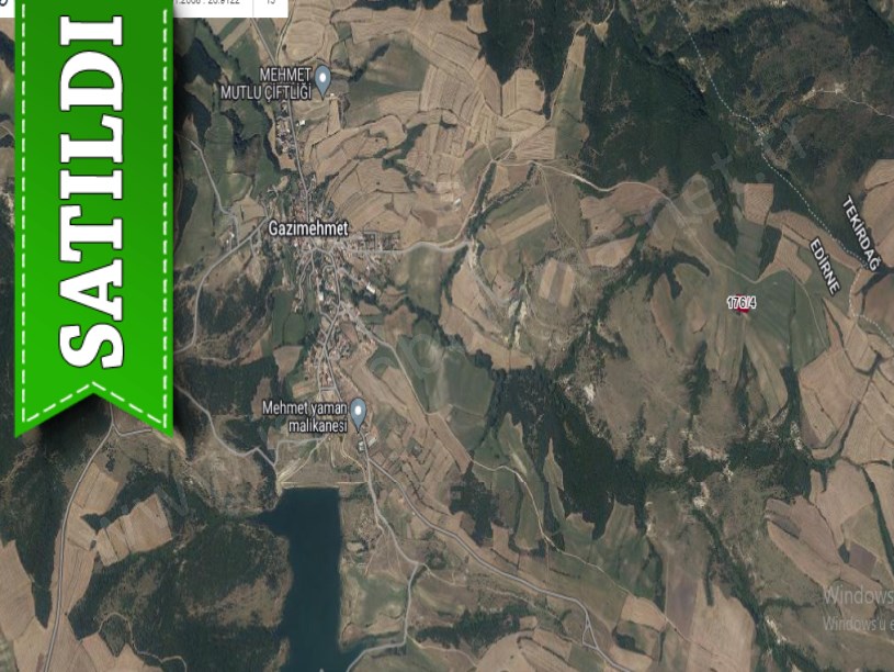 Edirne Uzunköprü Gazimehmet Köyü Satılık Arsa , 486 m2 Hisseli 