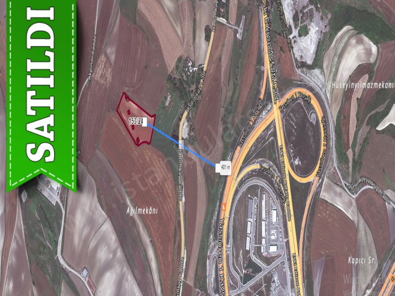 Arnavutköy Yassıörende Satılık Arsa , 212 M2 Hisseli Caddeye Yakın