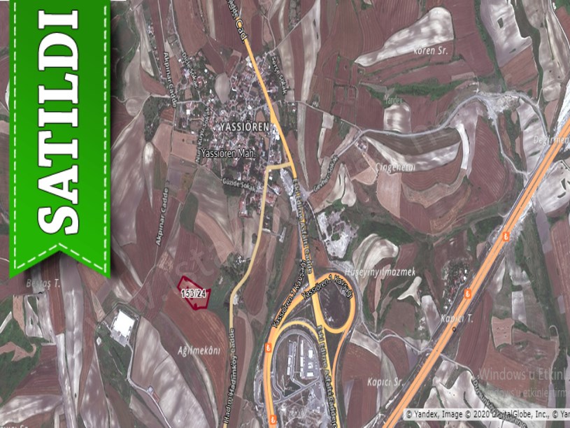 Arnavutköy Yassıörende Satılık Arsa , 212 M2 Hisseli Caddeye Yakın