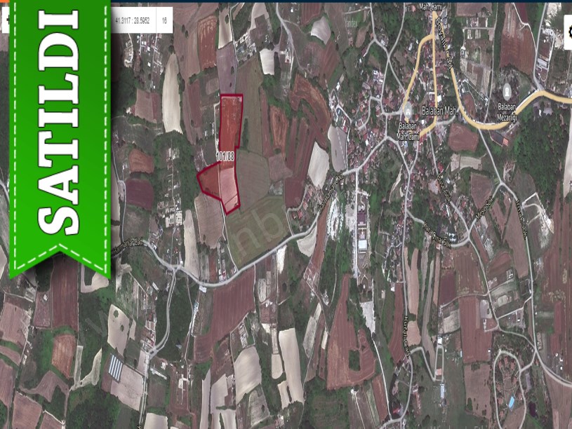 Arnavutköy Balabanda Satılık Arsa , 1,070 m2 Çevrili Evlerin Yakını Yolu Var