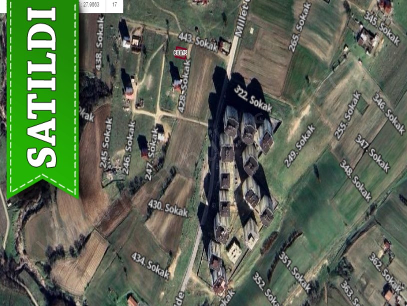 Tekirdağ Çerkezköy Kızılpınar Mah, Satılık Arsa , 300 M2 Merkezde Müstakil