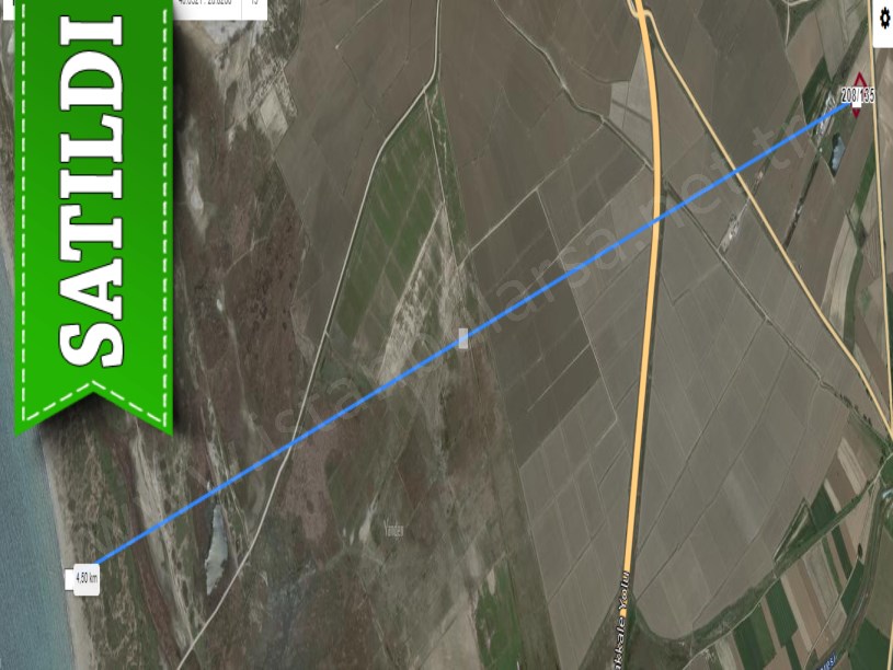 Çanakkale Gelibolu Evreşe Köyünde Satılık Tarla , 4,656 m2 Tek Tapu