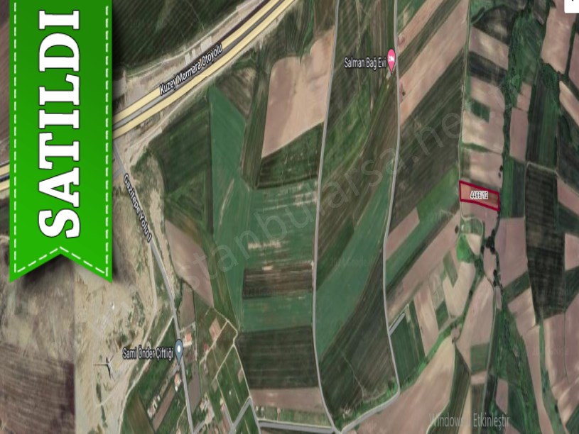 Silivri Gazitepede Satılık Tarla , 5,187 M2 Müstakil Yolu Var