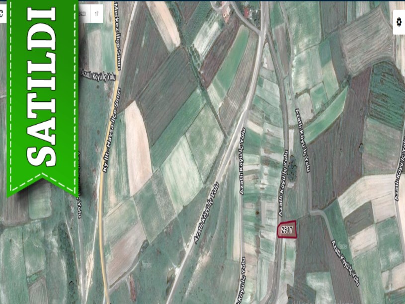 Edirne Havsa Azatlı Köyünde Satılık Arsa , 174 M2 Köy Yoluna Cephe Hisseli 