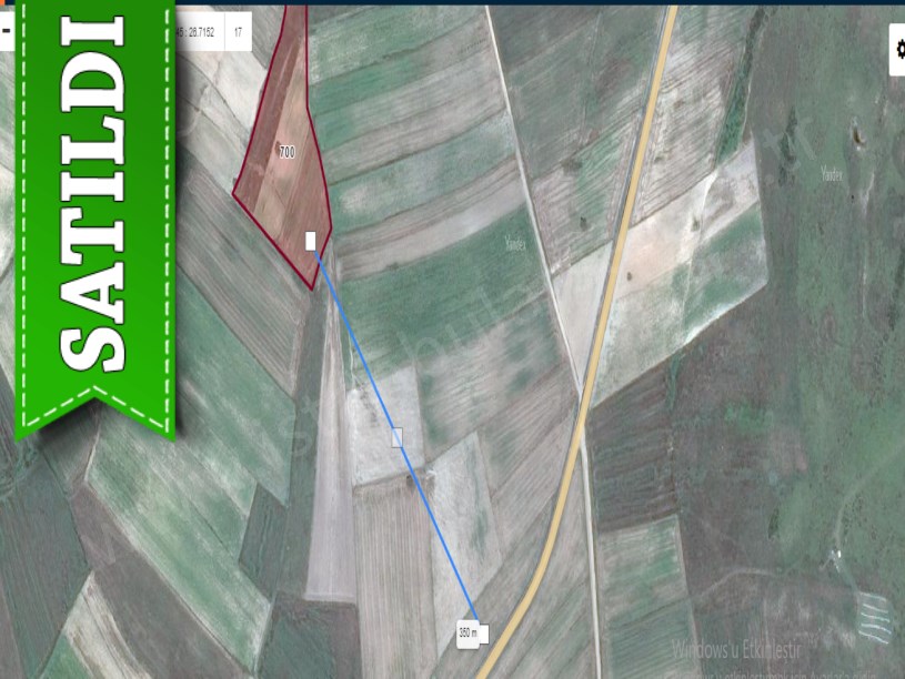 Edirne Havsa Azatlı Köyünde Satılık Arsa , 910 M2 Hisseli 