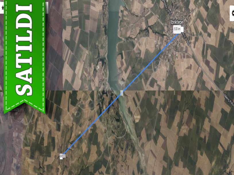 Edirne İpsala İbriktepe Köyü Satılık Tarla  , 3,219 m2 Müstakil 