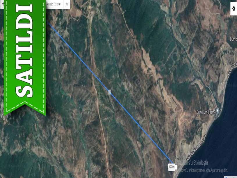 Tekirdağ Şarköy Gaziköy Mah, Satılık Tarla ,7,860 m2  Müstakil 