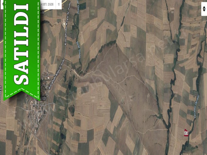 Kırklareli Merkez Tekkeşeyhler Köyü Satılık Tarla , 4,386 m2 Müstakil Yolu Var