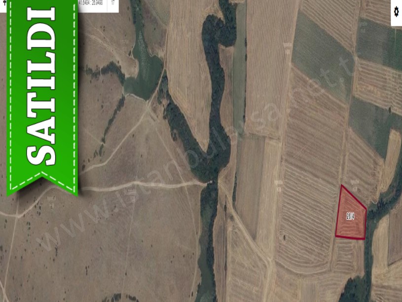 Kırklareli Merkez Tekkeşeyhler Köyü Satılık Tarla , 4,386 m2 Müstakil Yolu Var