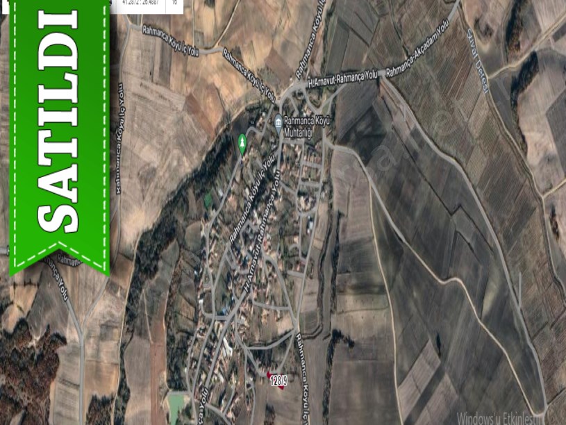 Edirne Meriç Rahmanca Köyü Satılık Arsa , 337 m2 Köyiçi Yolu Var Müstakil