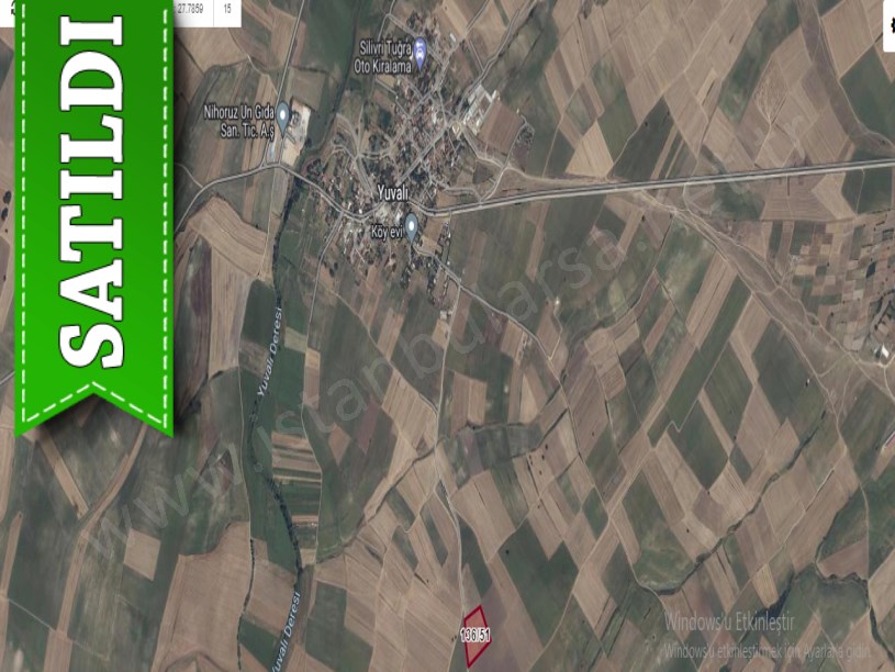 Tekirdağ Saray Yuvalıda Satılık Tarla , 12,470 m2 Yola Cephe Müstakil