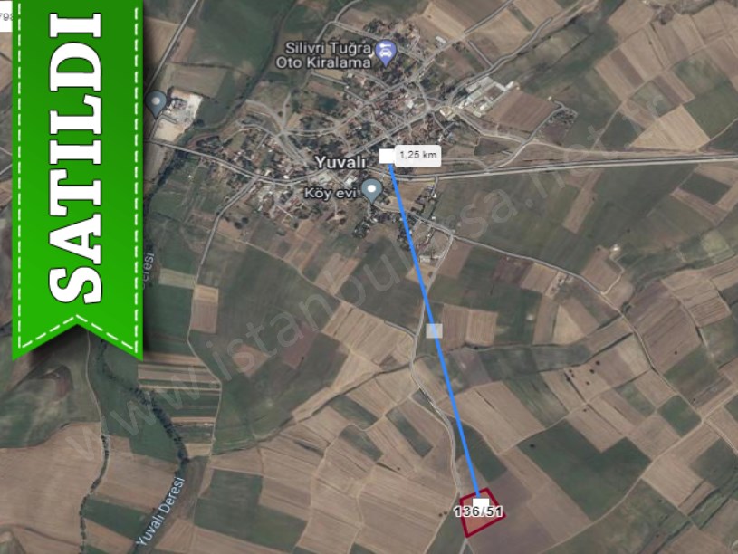 Tekirdağ Saray Yuvalıda Satılık Tarla , 12,470 m2 Yola Cephe Müstakil