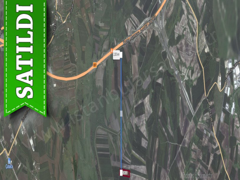 Çatalca Nakkaşta  Satılık Arsa , 250 M2 Yolu Var Hisseli