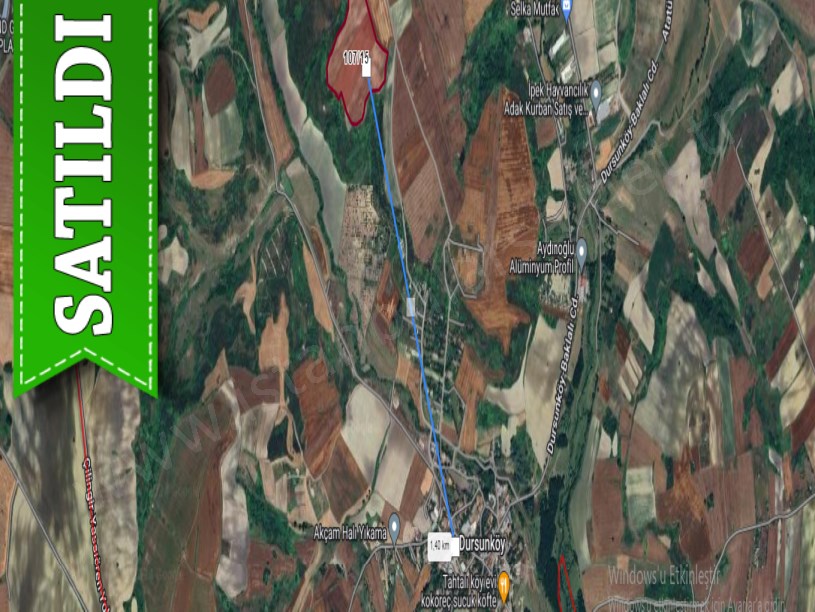 Arnavutköy Dursunköyde Satılık Arsa , 200 m2 Hisseli