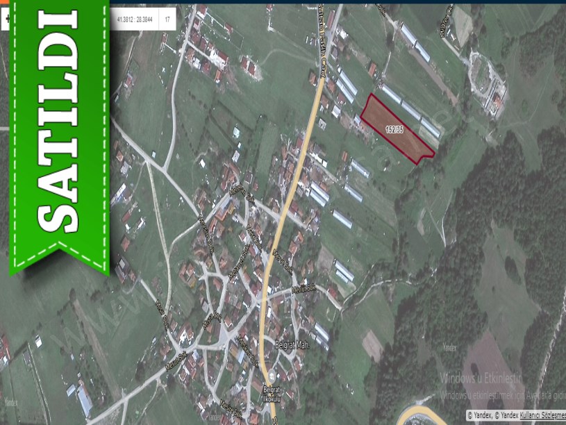 Çatalca Belgratta Satılık Arsa , 325 m2 Köy İçi Yolu Var