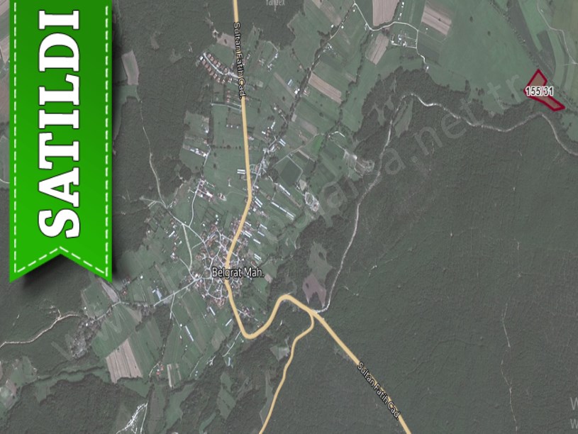 Çatalca Belgratta Satılık Arsa , 205 M2 Hisseli Çaplı