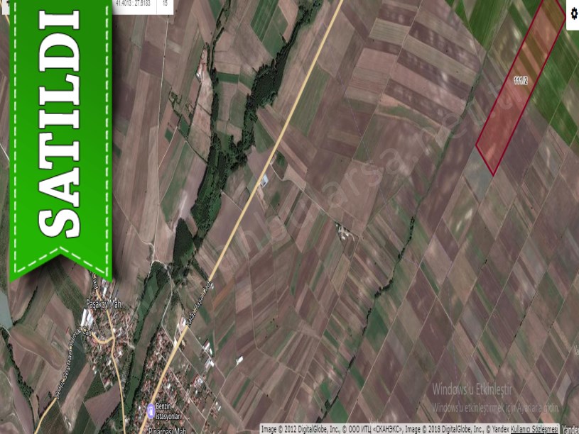 Tekirdağ Saray Beyazköyde Satılık Arsa , 500 M2 Yolu Var Hisseli
