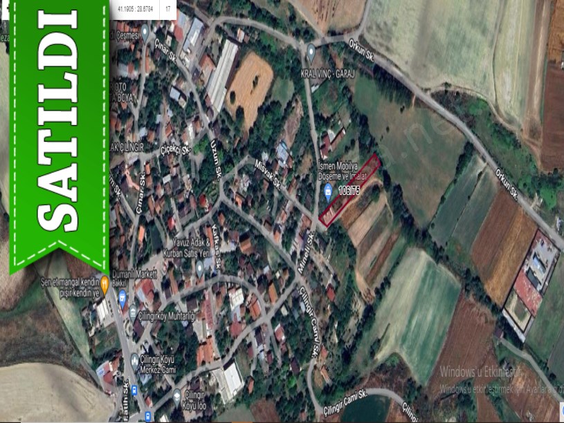 Arnavutköy Çilingirde Satılık Arsa , 318 M2 Yolu Var Evlere Yakın
