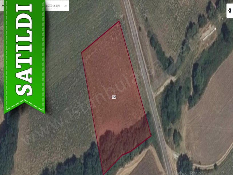 Edirne Uzunköprü Çöpköyde Satılık Arsa , 283 M2 Yolu Var Hisseli
