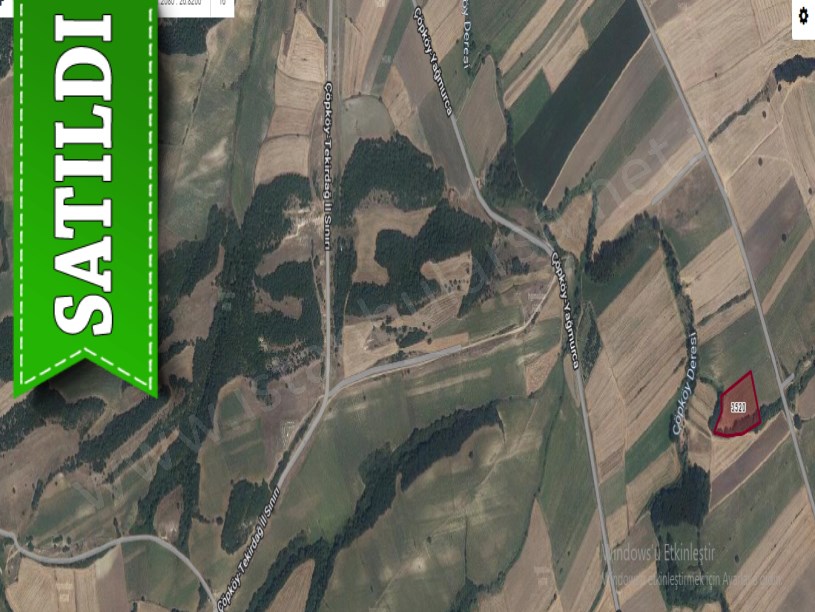 Edirne Uzunköprü Çöpköyde Satılık Arsa , 402 M2 Hisseli