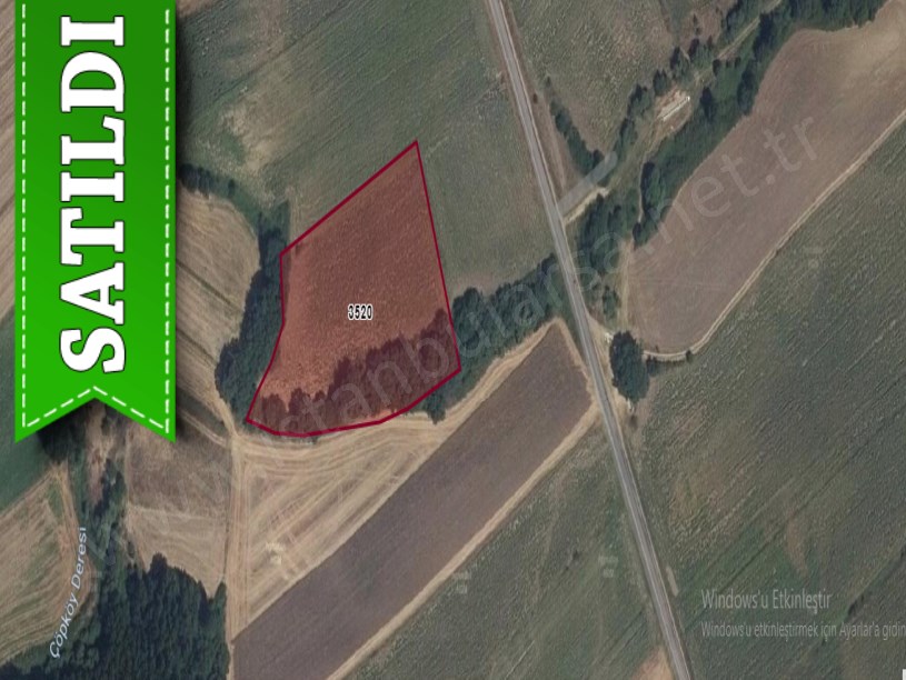 Edirne Uzunköprü Çöpköyde Satılık Arsa , 402 M2 Hisseli