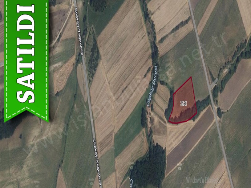 Edirne Uzunköprü Çöpköyde Satılık Arsa , 402 M2 Hisseli