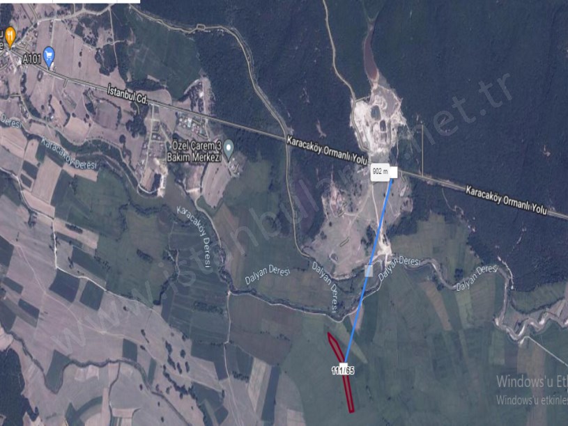 Çatalca Ormanlıda Satılık Arsa , 600 M2 Hisseli Çaplı Yeri Belli