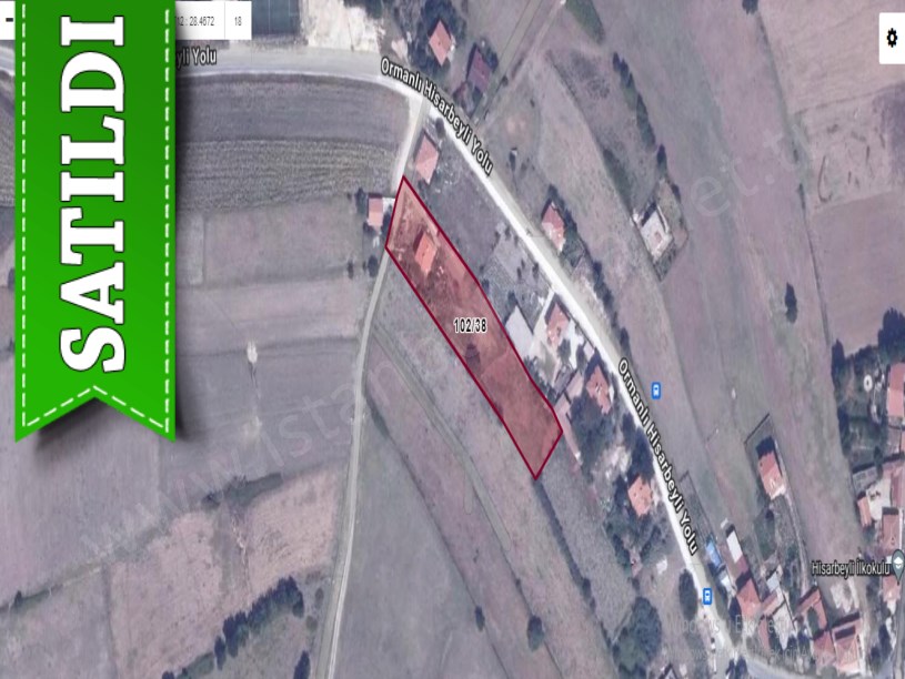 Çatalca Hisarbeylide Satılık Arsa , 290 M2 Yolu Var Köy içi Evlerin Yakını