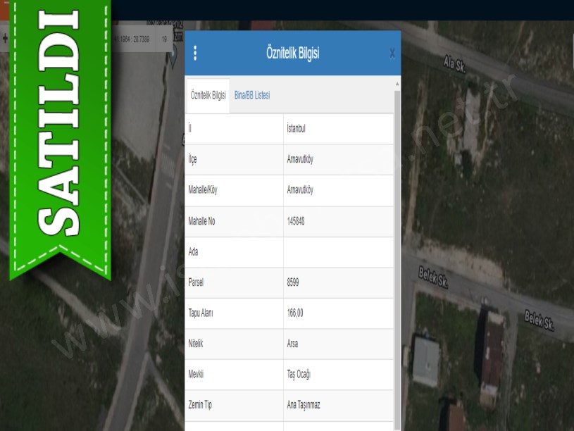  Arnavutköy NeneHatun Mah. Satılık Arsa , 166 M2 Müstakil 3 kat İmarlı