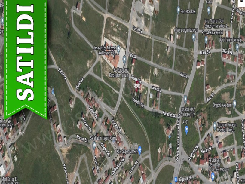  Arnavutköy NeneHatun Mah. Satılık Arsa , 166 M2 Müstakil 3 kat İmarlı