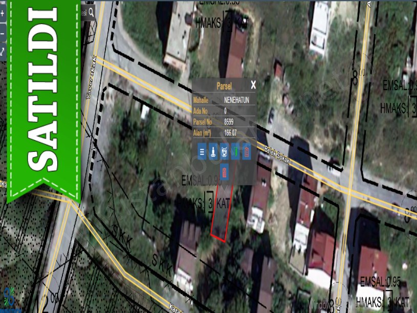  Arnavutköy NeneHatun Mah. Satılık Arsa , 166 M2 Müstakil 3 kat İmarlı