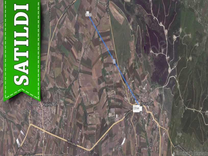 Çatalca Elbasanda Satılık Tarla , 4,471 M2 Yolu Var Müstakil