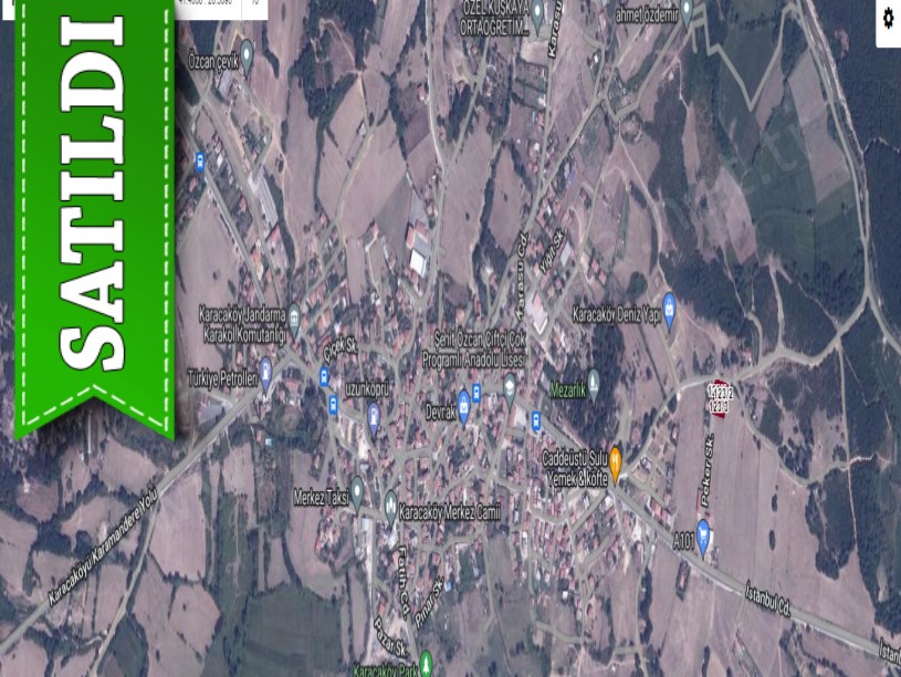 Çatalca Karacaköyde Satılık Arsa , 1,246 M2 Köy İçi Villa İmarlı Köşebaşı