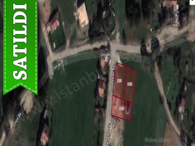 Çatalca Karacaköyde Satılık Arsa , 1,246 M2 Köy İçi Villa İmarlı Köşebaşı