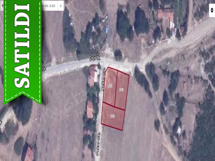 Çatalca Karacaköyde Satılık Arsa , 1,246 M2 Köy İçi Villa İmarlı Köşebaşı