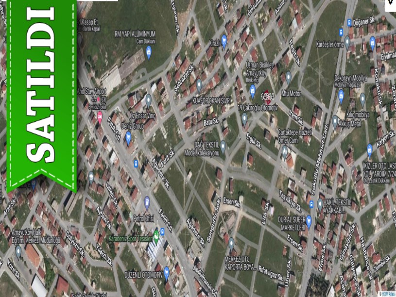  Arnavutköy NeneHatun Mah. Satılık Arsa , 155 M2 Müstakil Merkezde İmarlı