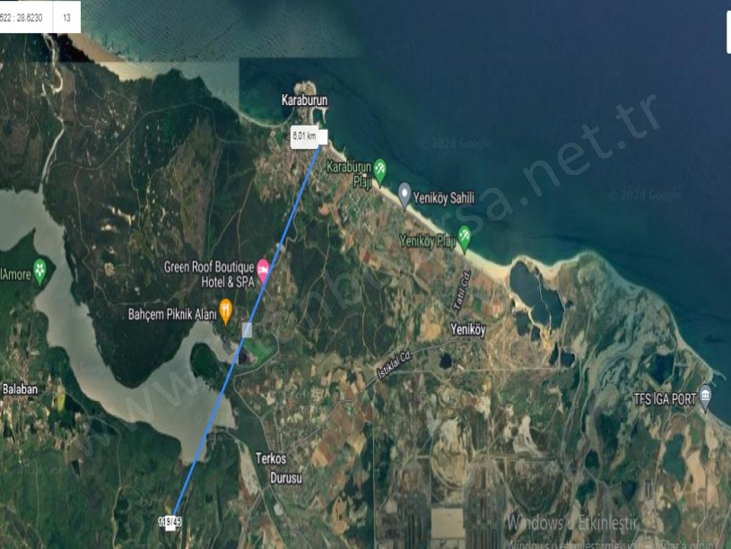 Arnavutköy Boyalıkta Satılık Arsa , 326 m2 Yolu Var Evlere Yakın