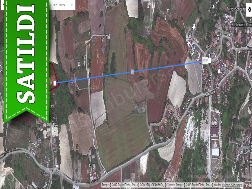 Arnavutköy Balabanda Satılık Arsa , 989 m2 Evlere Yakın Yolu Var
