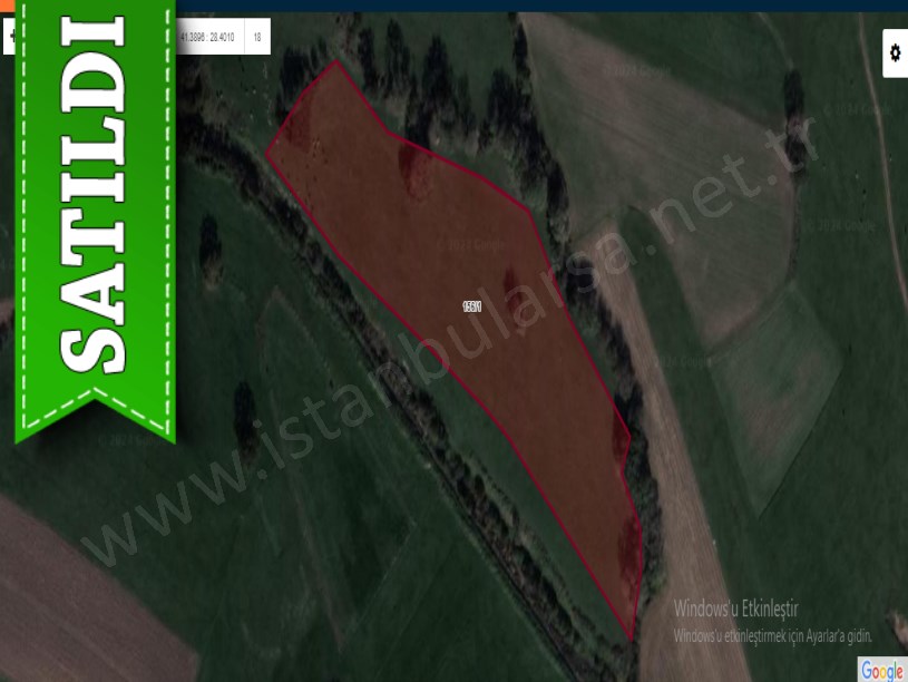 Çatalca Belgratta Satılık Arsa , 530 M2 Hisseli