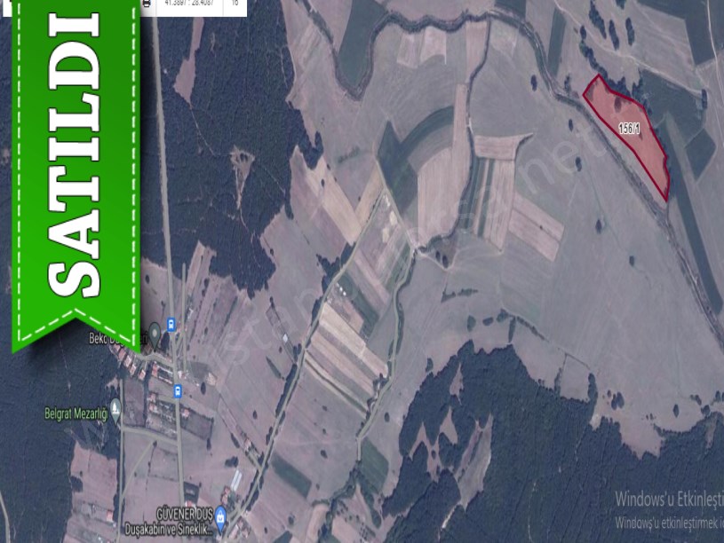 Çatalca Belgratta Satılık Arsa , 530 M2 Hisseli
