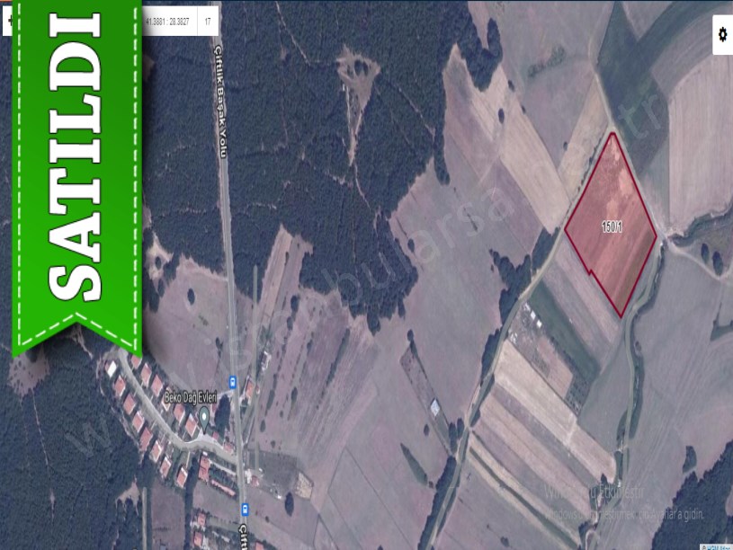 Çatalca Belgratta Satılık Arsa , 640 M2 Çaplı Yolu Var Muvafakatnameli