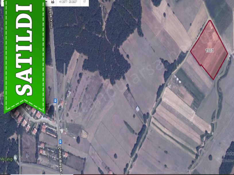 Çatalca Belgratta Satılık Arsa , 640 M2 Çaplı Yolu Var Muvafakatnameli