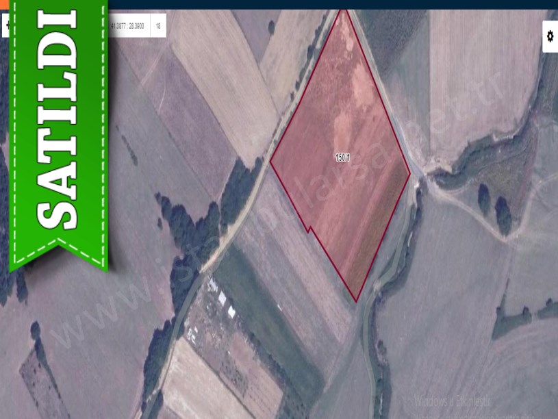 Çatalca Belgratta Satılık Arsa , 640 M2 Çaplı Yolu Var Muvafakatnameli